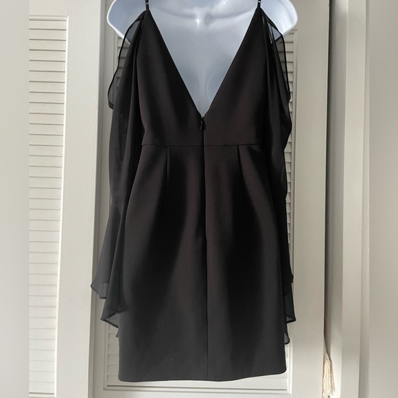 BCBG/MaxAzria cocktail dress with chiffon sleeves - Picture 3 of 4